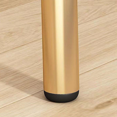 Modern Minimalist Heart-Shaped Velvet Metal Sponge Vanity Stool Backrest For Bedroom