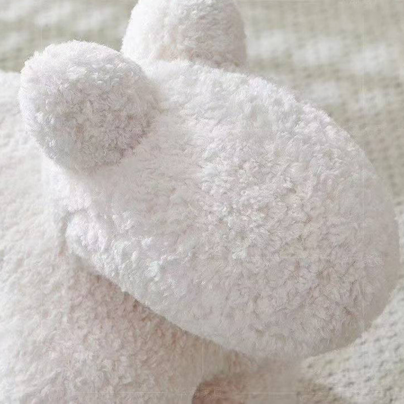 Modern Minimalist Pony-Shaped Lambswool Sponge Kid Accent Chair Durable For Living Room