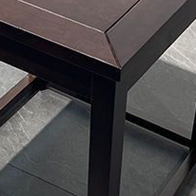 Moderner minimalistischer gebogener Massivholz-Kupfer-Esszimmerstuhl mit Rückenlehne und Armlehne für das Esszimmer 