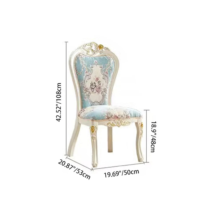Modern Minimalist Curved Seat Cushion Solid Wood Chenille Fabric Sponge Dining Chair Backrest For Dining Room