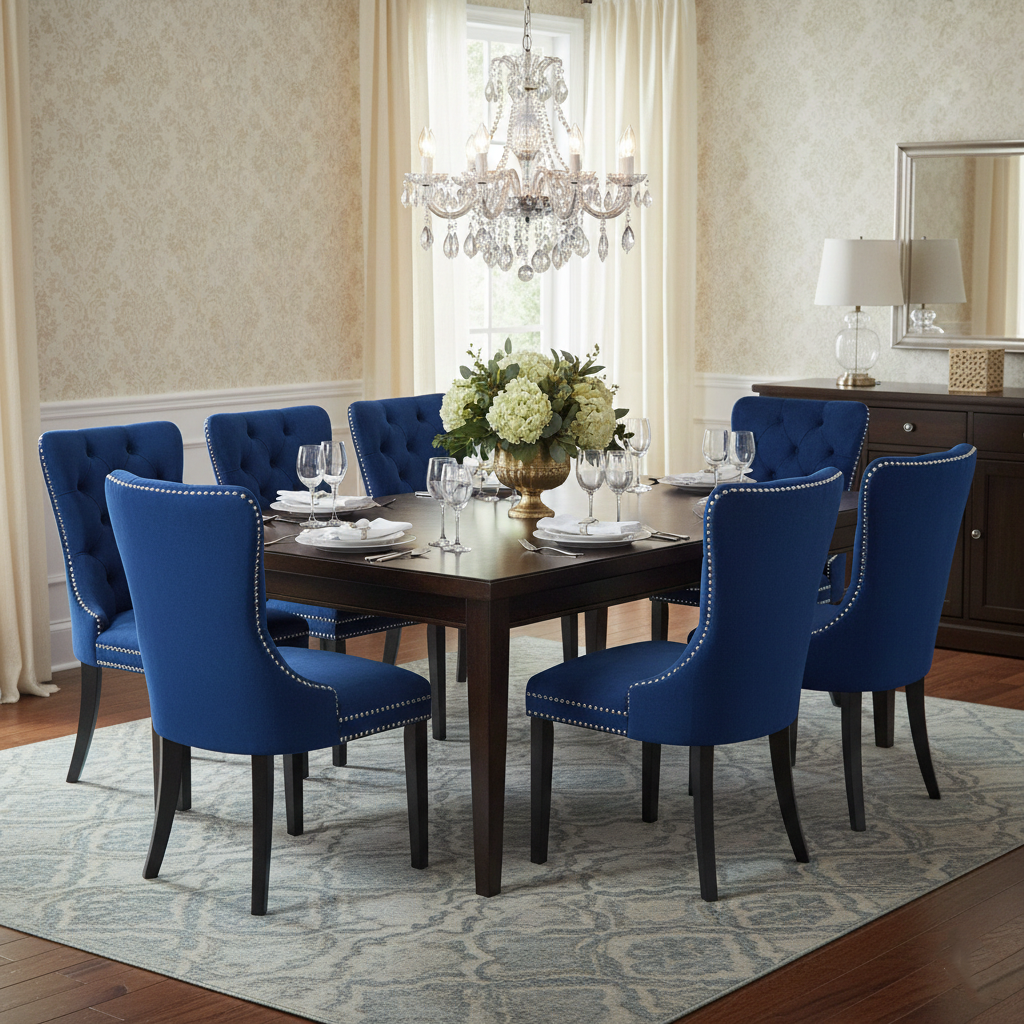 Modern Minimalist Curved Cushion Velvet Fabric Solid Wood Sponge Dining Chair Backrest For Dining Room