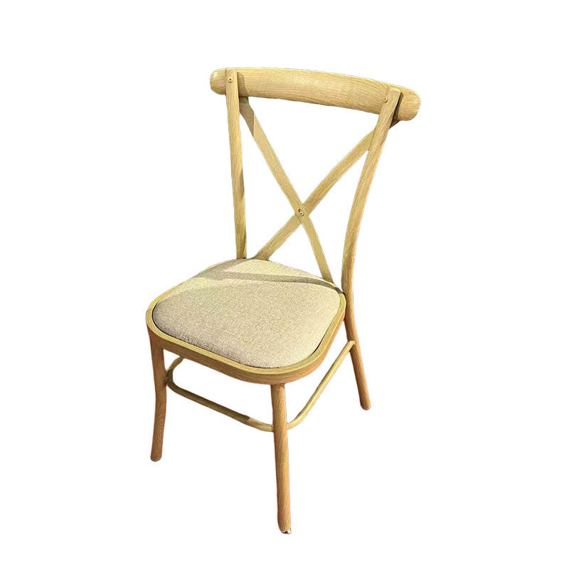 Modern Minimalist Curved PU Leather Wooden Board Sponge Dining Chair Backrest For Dining Room
