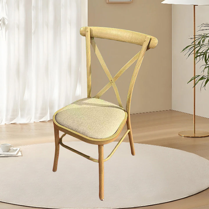 Modern Minimalist Curved PU Leather Wooden Board Sponge Dining Chair Backrest For Dining Room