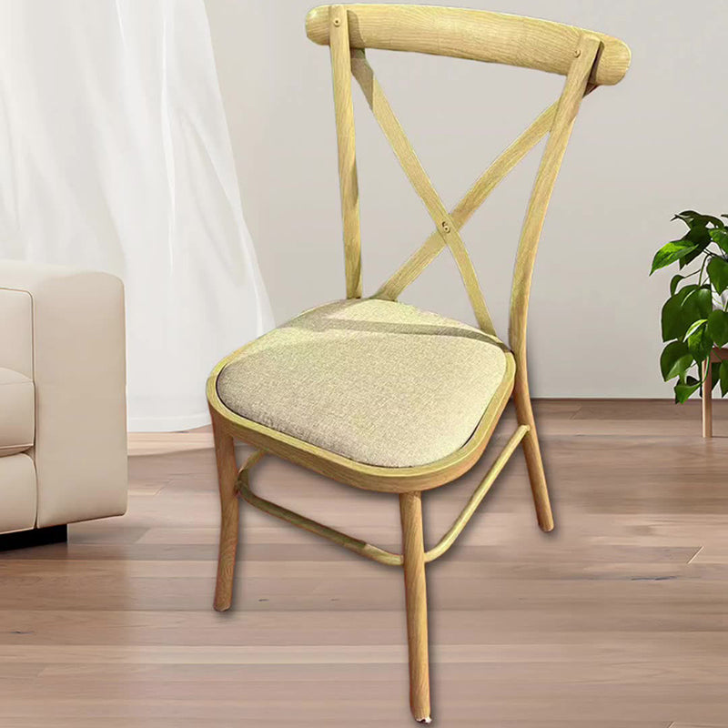 Modern Minimalist Curved PU Leather Wooden Board Sponge Dining Chair Backrest For Dining Room