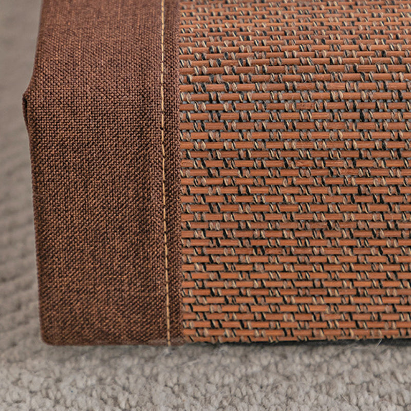 Traditioneller japanischer Tatami-Rechteck-Bambusschwamm-Loungesessel-Rückenlehne für Wohnzimmer 