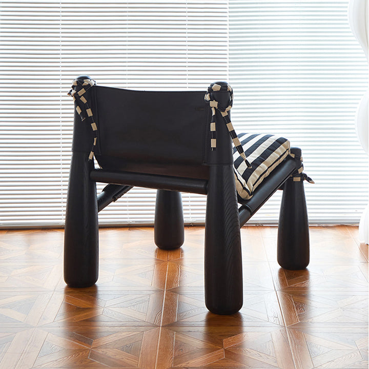 Respaldo de Silla de Acento de Algodón PP de Lino de Algodón de Madera Maciza Curvada Vintage Tradicional Para Sala de Estar 