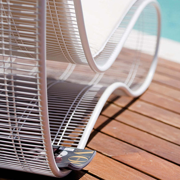 Dossier de fauteuil inclinable en tissu et éponge en alliage d&