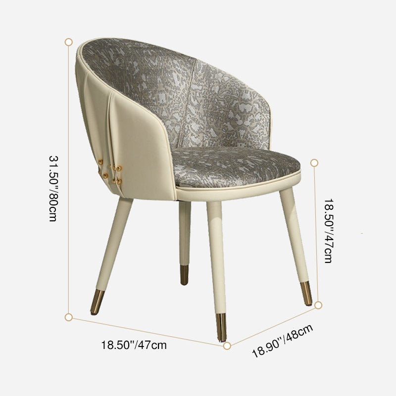 Moderner Minimalistischer Gebogener Massivholz Stoff Mikrofaser Leder Schwamm Schminkhocker Rückenlehne Armlehne Für Schlafzimmer 