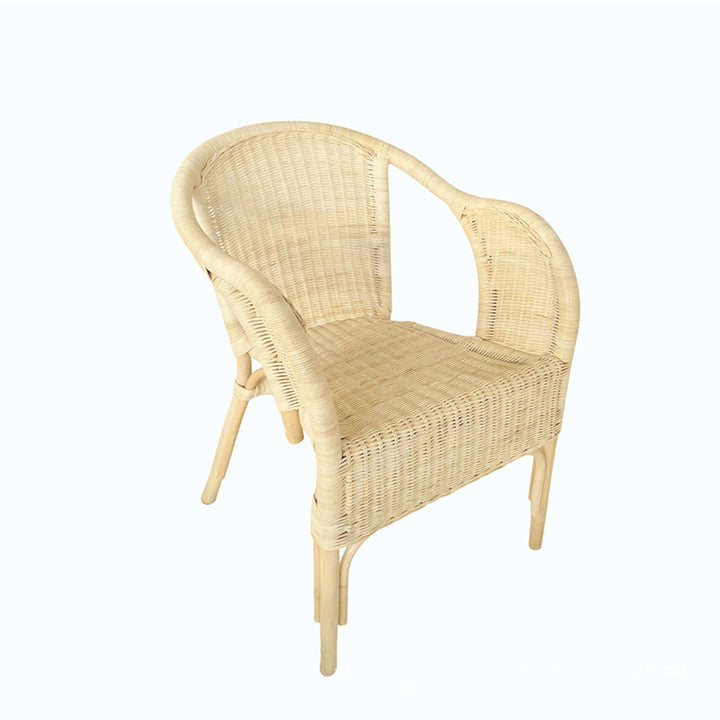 Chaise de salle à manger en rotin écologique premium - style ferme, durable et élégant, artisanat tressé à la main pour salle à manger 