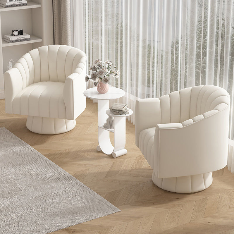 Zeitgenössischer nordischer Kratzleder-Stuhl mit Massivholz- und Sperrholzrahmen, quadratischer Akzentstuhl mit Rückenlehne und Armlehne, ergonomisch, wasserfest und fleckenresistent für das Wohnzimmer 