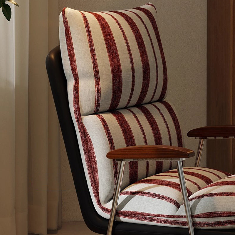 Silla mecedora rectangular contemporánea de terciopelo retro con cuero de rascado para gatos, madera maciza de caucho y respaldo con reposabrazos para sala de estar 