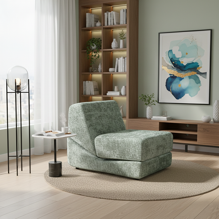 Flexible Space-Saving Compressed Sofa - Nordic Compressible, Frame-Free, 35D High Resilience Sponge For Comfort For Living Room &amp; Bedroom