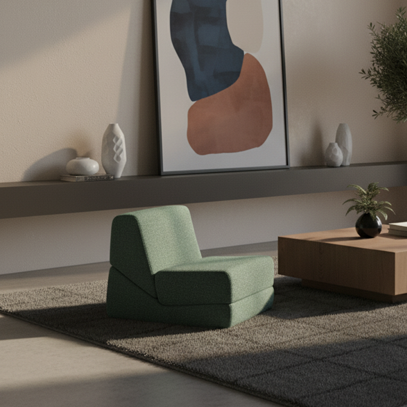 Flexible Space-Saving Compressed Sofa - Nordic Compressible, Frame-Free, 35D High Resilience Sponge For Comfort For Living Room &amp; Bedroom