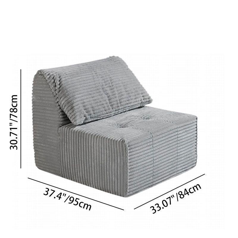 Sofá Compresible Flexible y Compacto - Esponja de Alta Resiliencia 35D Nórdica, Sin Marco, Ahorro de Espacio para Sala de Estar y Dormitorio 