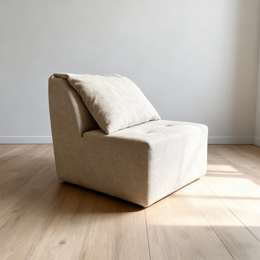 Sofá Compresible Flexible y Compacto - Esponja de Alta Resiliencia 35D Nórdica, Sin Marco, Ahorro de Espacio para Sala de Estar y Dormitorio 