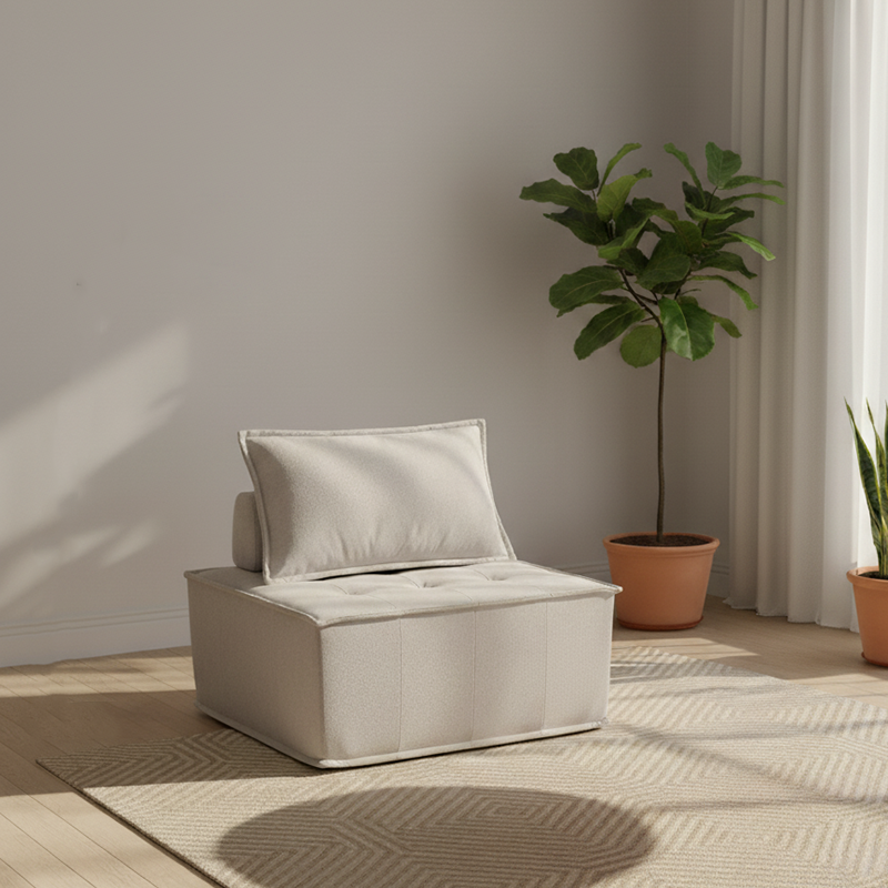 Convenience &amp; Ergonomic Compression Sofa - Nordic Perfect Blend Of Comfort And Functionality For Living Room &amp; Bedroom