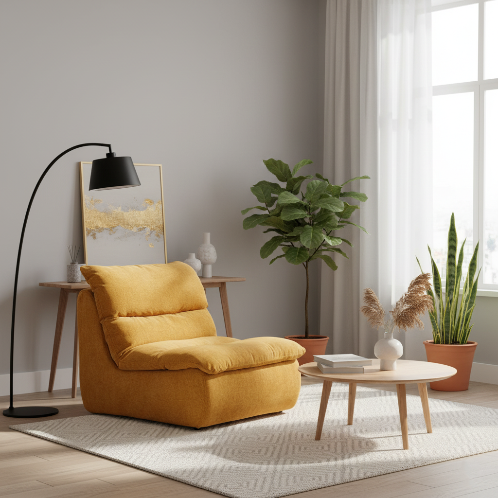 35D Sponge Compressible Sofa - Nordic Perfect Blend Of Comfort, Sustainability, And Convenience For Living Room &amp; Bedroom