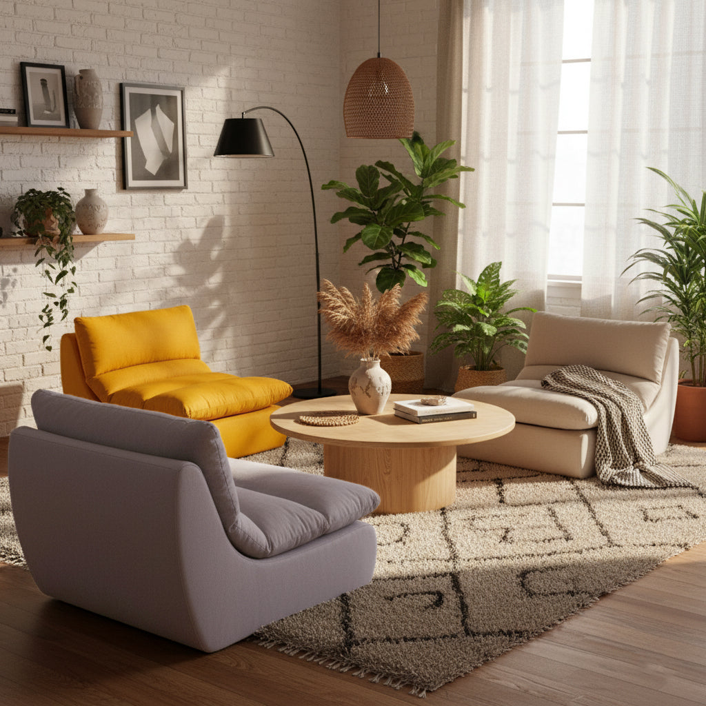 35D Sponge Compressible Sofa - Nordic Perfect Blend Of Comfort, Sustainability, And Convenience For Living Room &amp; Bedroom