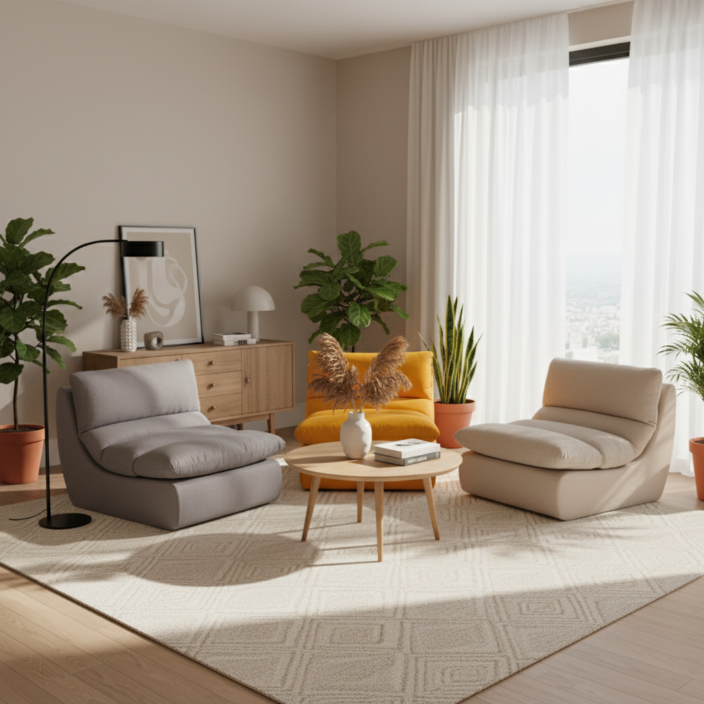 35D Sponge Compressible Sofa - Nordic Perfect Blend Of Comfort, Sustainability, And Convenience For Living Room &amp; Bedroom