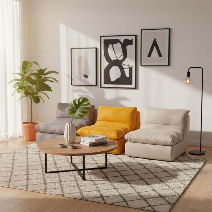 35D Sponge Compressible Sofa - Nordic Perfect Blend Of Comfort, Sustainability, And Convenience For Living Room &amp; Bedroom