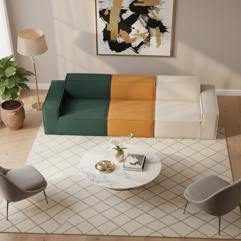 Multi-Functional Compressible Sofa - Nordic Perfect For Small Spaces &amp; Easy Storage For Living Room &amp; Bedroom