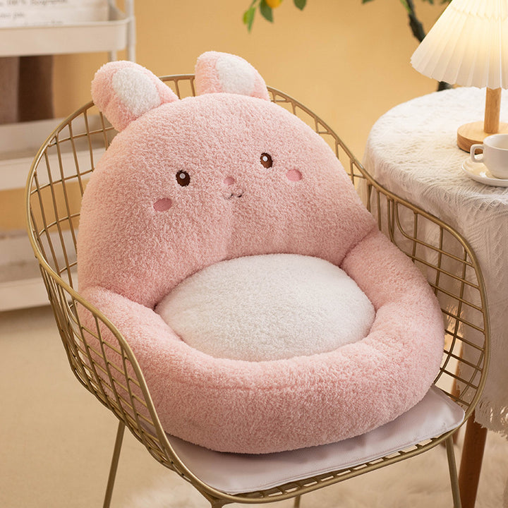 Contemporary Creative Velvet PP Cotton Ellipse Cartoon Animals Cushion Sofa Backrest For Living Room &amp; Bedroom