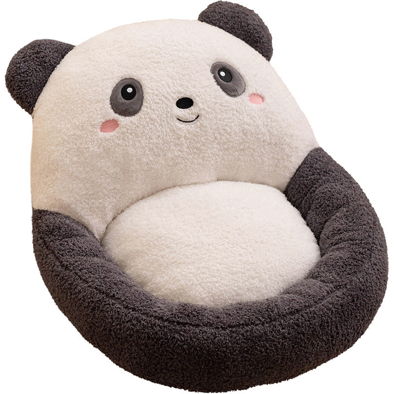 Contemporary Creative Velvet PP Cotton Ellipse Cartoon Animals Cushion Sofa Backrest For Living Room &amp; Bedroom
