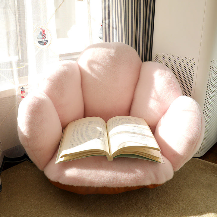 Modern Minimalist Bean Velvet Mink Velvet PP Cotton Round Cushion Sofa Backrest Armrest For Living Room &amp; Bedroom