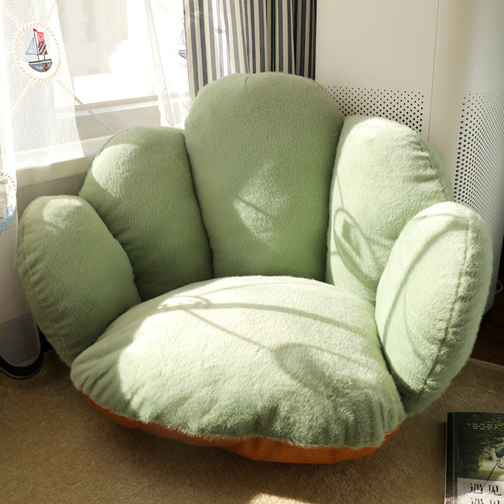Modern Minimalist Bean Velvet Mink Velvet PP Cotton Round Cushion Sofa Backrest Armrest For Living Room &amp; Bedroom