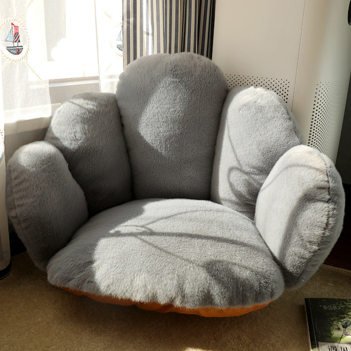 Modern Minimalist Bean Velvet Mink Velvet PP Cotton Round Cushion Sofa Backrest Armrest For Living Room &amp; Bedroom