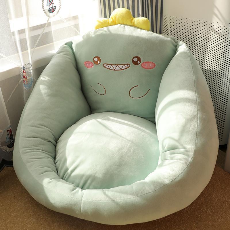 Contemporary Creative Polyester Fiber PP Cotton Round Cartoon Cushion Sofa Backrest Armrest Removable Cushion For Living Room &amp; Bedroom