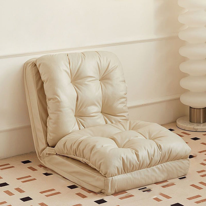 Modern Minimalist Synthetic Fabric Sponge Cotton Square Rectangular Lazy Sofa Backrest Armless For Living Room