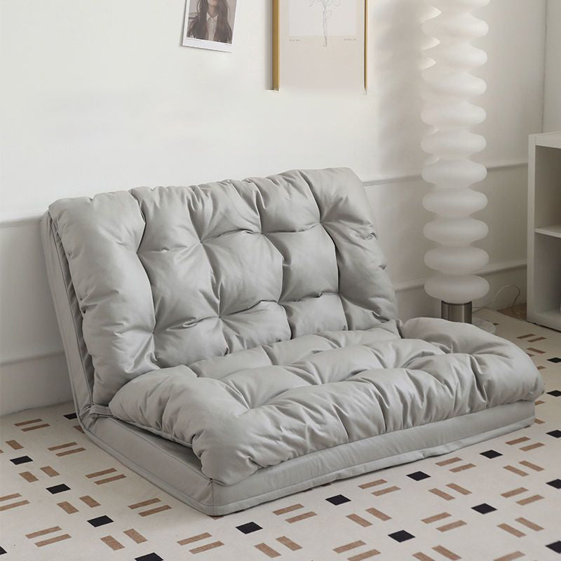 Moderno Minimalista Sofá Perezoso Sin Respaldo De Tela Tecnológica De Esponja De Algodón Cuadrado Rectangular Para Sala De Estar 