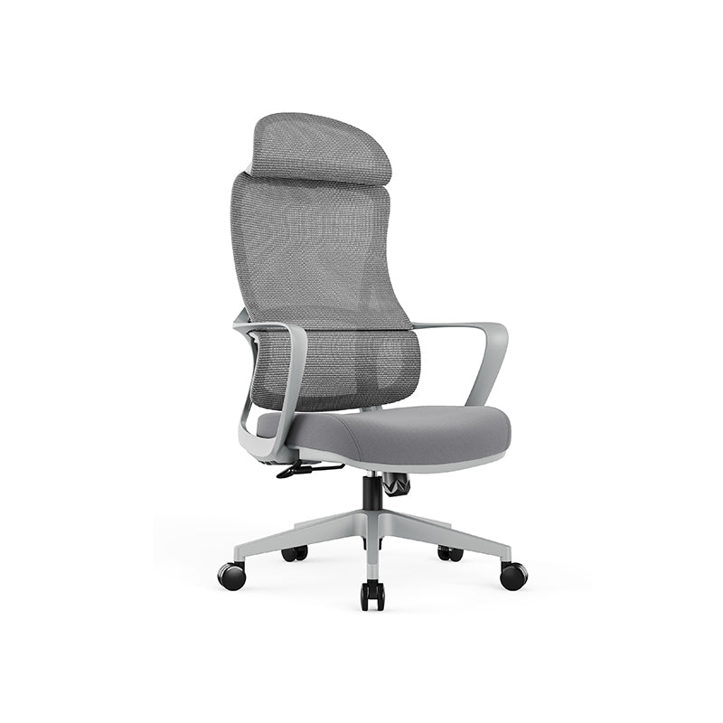 Stilvoller &amp; komfortabler Bürostuhl mit hoher Rückenlehne - minimalistisches, atmungsaktives Mesh &amp; erstklassige Lordosenstütze für das Homeoffice 