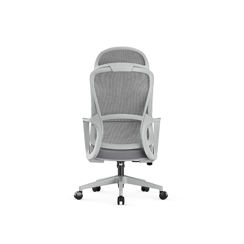 Stilvoller &amp; komfortabler Bürostuhl mit hoher Rückenlehne - minimalistisches, atmungsaktives Mesh &amp; erstklassige Lordosenstütze für das Homeoffice 
