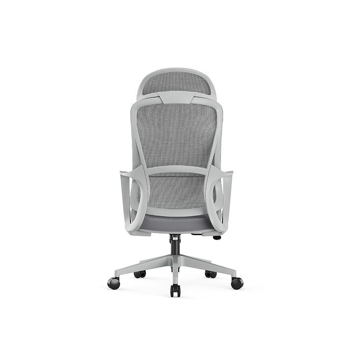 Stilvoller &amp; komfortabler Bürostuhl mit hoher Rückenlehne - minimalistisches, atmungsaktives Mesh &amp; erstklassige Lordosenstütze für das Homeoffice 