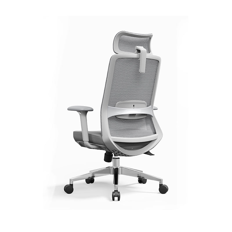 Ergonomischer, verstellbarer Manager-Drehstuhl – minimalistischer, langlebiger Hochlehner mit 4D-verstellbaren Armlehnen und leisen Rollen für das Homeoffice 