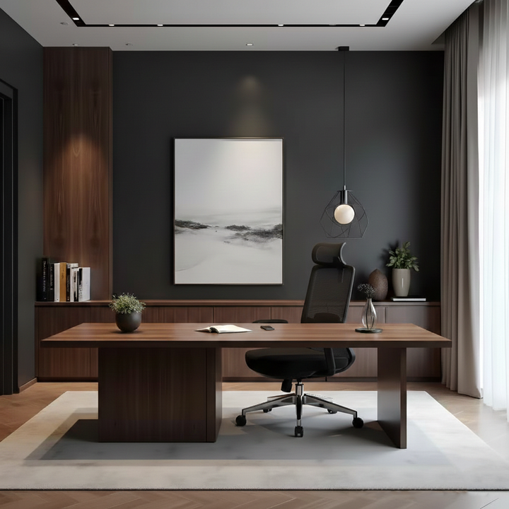 Premium Ergonomic High-Back Executive Desk Chair - Minimalist High-Back Chair With Adjustable Features &amp; BIFMA Certified Casters For Home Office