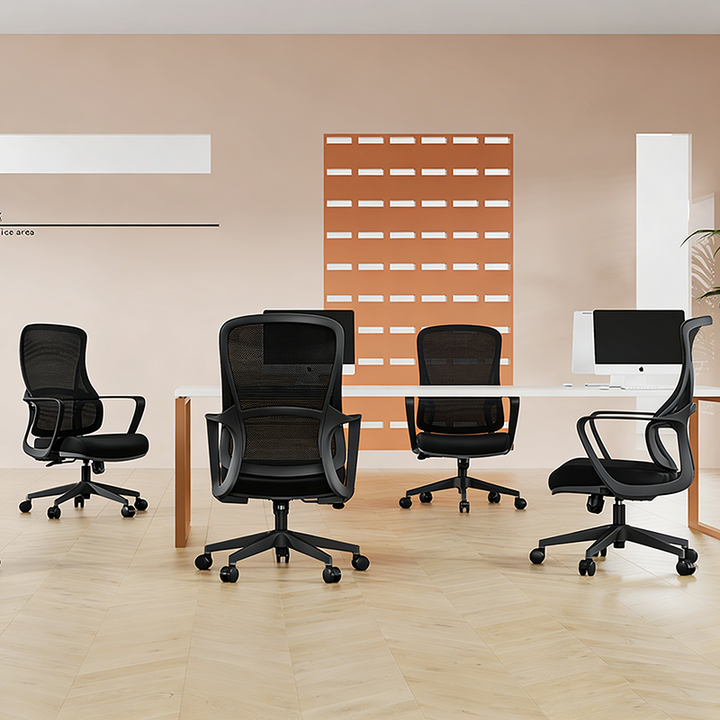 Experience Unmatched Comfort And Durability Desk Chair - Minimalist Mesh Backrest &amp; Comfortable, Durable For Long Hours For Home Office