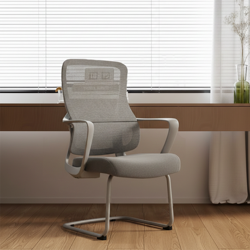 Premium Gray Executive Back Support &amp; Stylish Design Desk Chair - Minimalist Chair With Ergonomic Breathable Mesh For Home Office