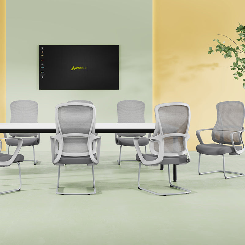 Premium Gray Executive Back Support &amp; Stylish Design Desk Chair - Minimalist Chair With Ergonomic Breathable Mesh For Home Office