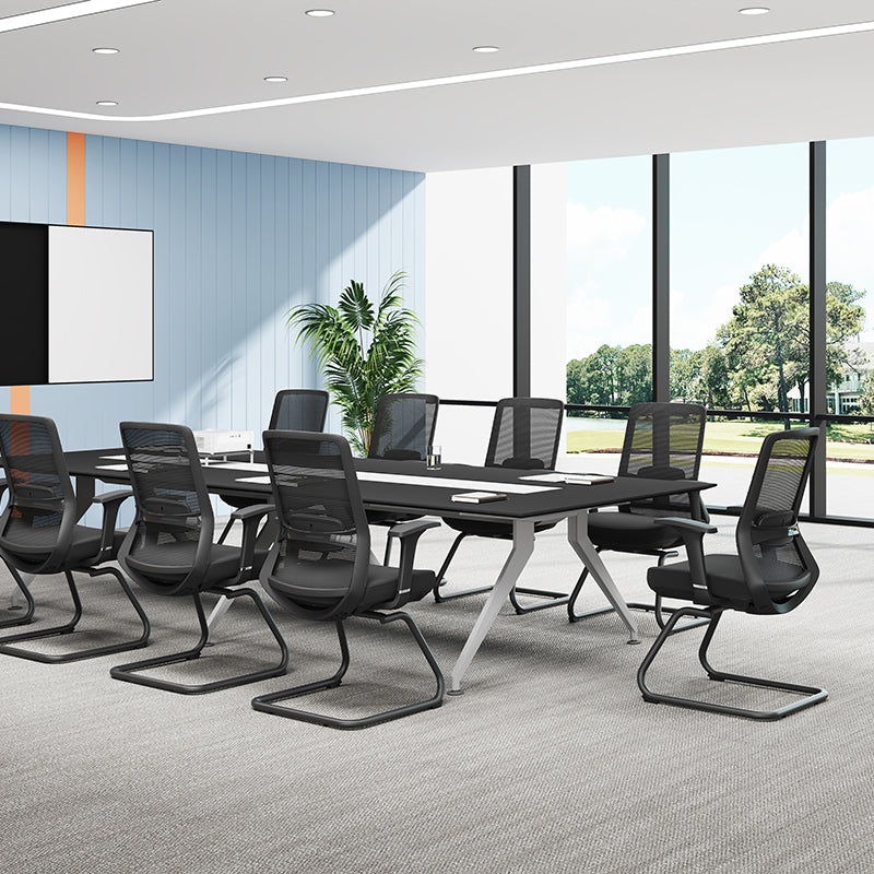 Verstellbare Lendenstütze Executive-Schreibtischstuhl – minimalistischer Stuhl mit atmungsaktivem Mesh und robustem Stahlrahmen für das Homeoffice 