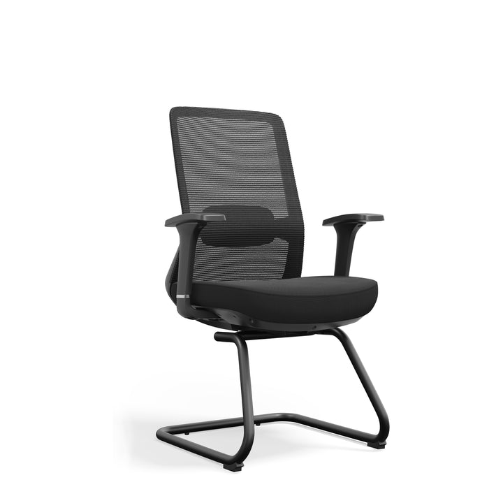 Verstellbare Lendenstütze Executive-Schreibtischstuhl – minimalistischer Stuhl mit atmungsaktivem Mesh und robustem Stahlrahmen für das Homeoffice 