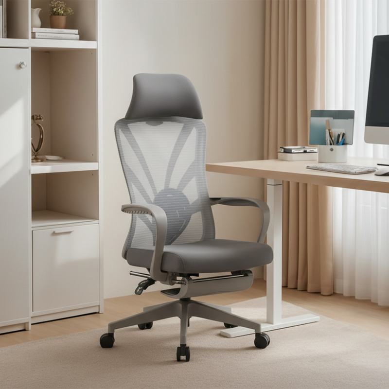 Ergonomic Peacock Back Chair With Adjustable Headrest &amp; Lumbar Support Desk Chair - Minimalist Resting Chair With 150° Recline &amp; High-Density Sponge For Maximum Comfort For Home Office