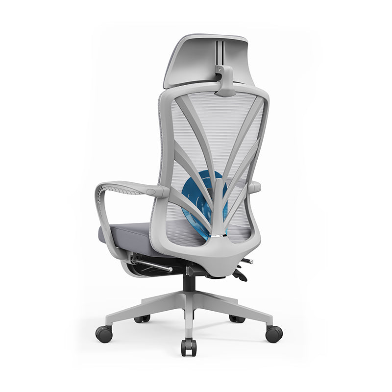 Ergonomic Peacock Back Chair With Adjustable Headrest &amp; Lumbar Support Desk Chair - Minimalist Resting Chair With 150° Recline &amp; High-Density Sponge For Maximum Comfort For Home Office