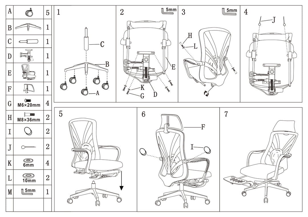 Ergonomic Peacock Back Chair With Adjustable Headrest &amp; Lumbar Support Desk Chair - Minimalist Resting Chair With 150° Recline &amp; High-Density Sponge For Maximum Comfort For Home Office
