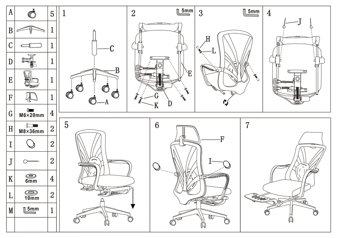 Verstellbarer Schreibtischstuhl mit Pfauenrückenlehne - Minimalistisches ergonomisches Design, 150° Liegefunktion, atmungsaktives Netzgewebe &amp; SGS-zertifizierte Gasdruckfeder fürs Homeoffice 