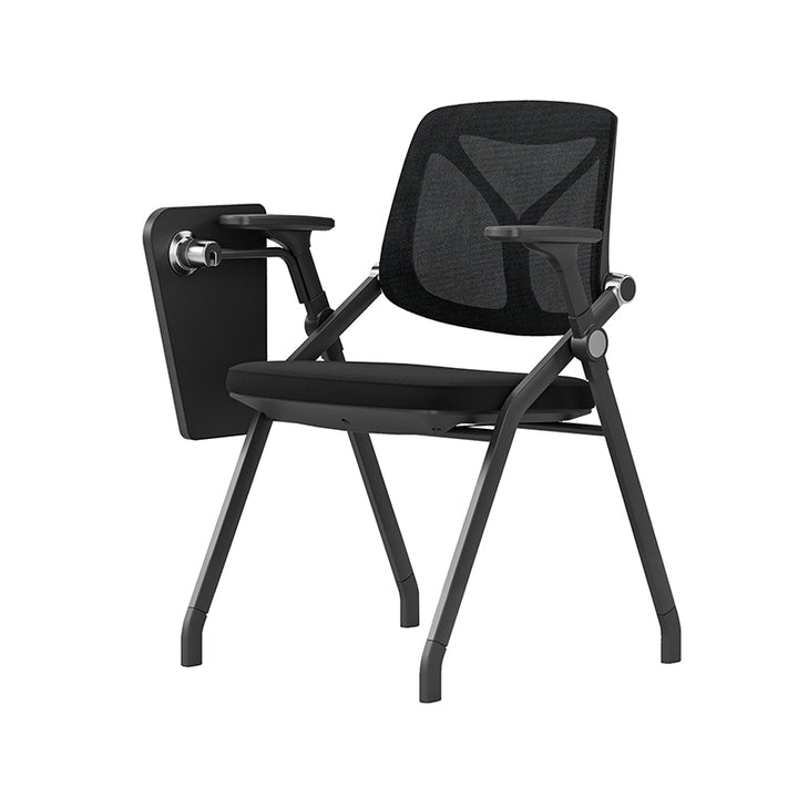 Bequemer ergonomischer Büroschreibtischstuhl – minimalistisches Premium-Netzgewebe-Rückenteil, verstellbare Armlehnen &amp; hochklappbarer Sitz, robuster Rahmen fürs Homeoffice 