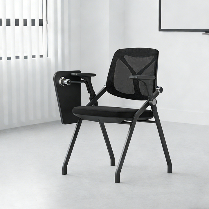Comfortable Ergonomic Office Desk Chair - Minimalist Premium Mesh Back, Adjustable Armrests & Flip-Up Seat, Durable Frame For Home Office