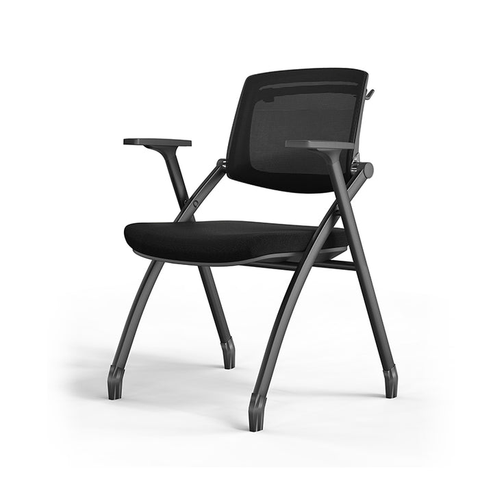 Ergonomic Adjustable Tilt Desk Chair - Minimalist Foldable Office Chair With Breathable Mesh &amp; Bag Hook For Home Office